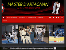 Tablet Screenshot of masterdartagnan.com